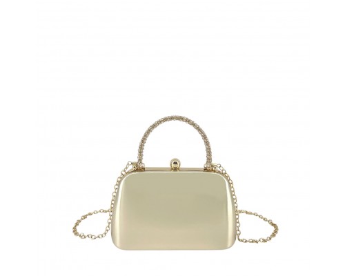 Bolso Clutch Efeto Metalizado